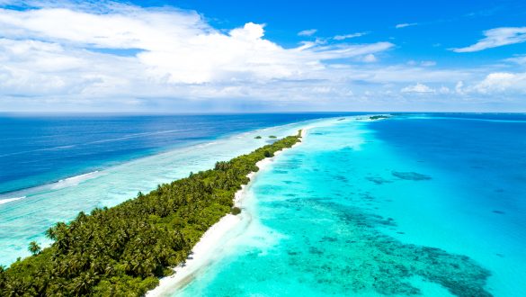 aerial photography of an island during daytime