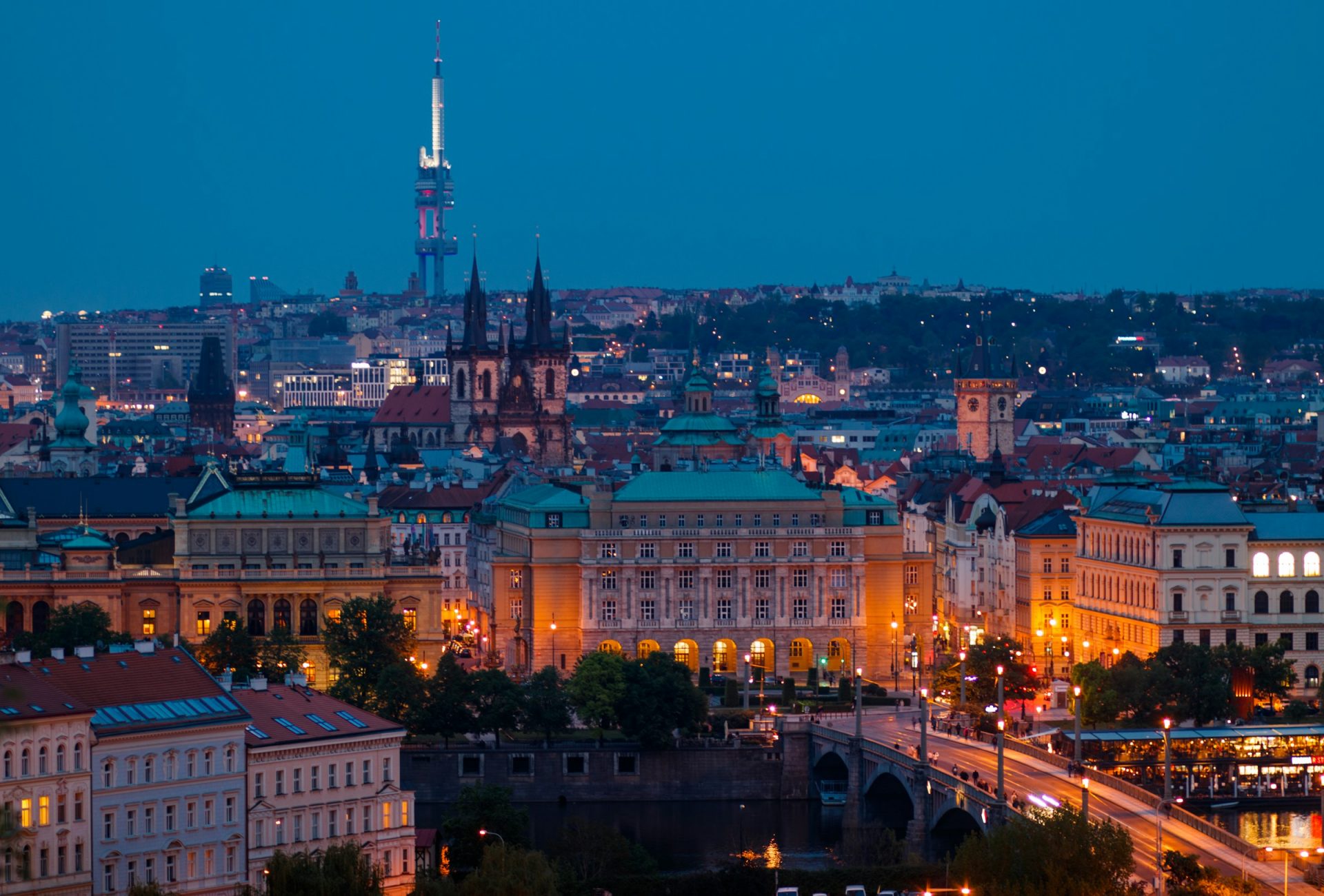 Blick auf Prag